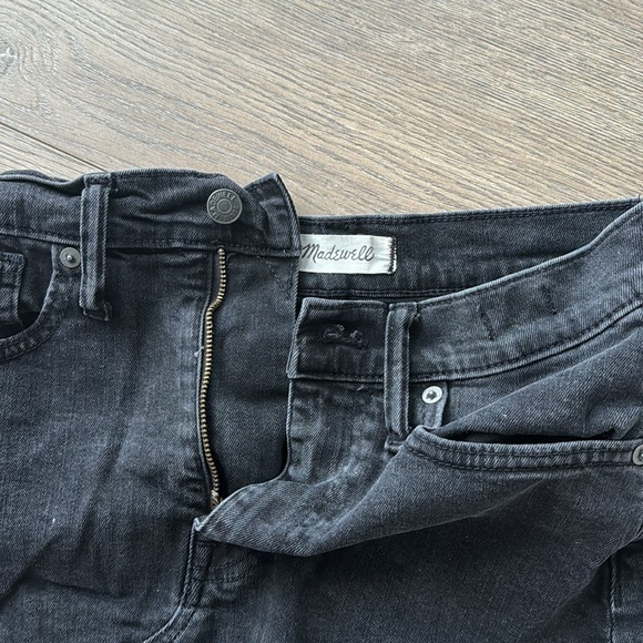 Madewell black denim mini skirt size 25 - Picture 3 of 4